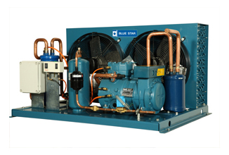 Semi-hermetic compressor unit